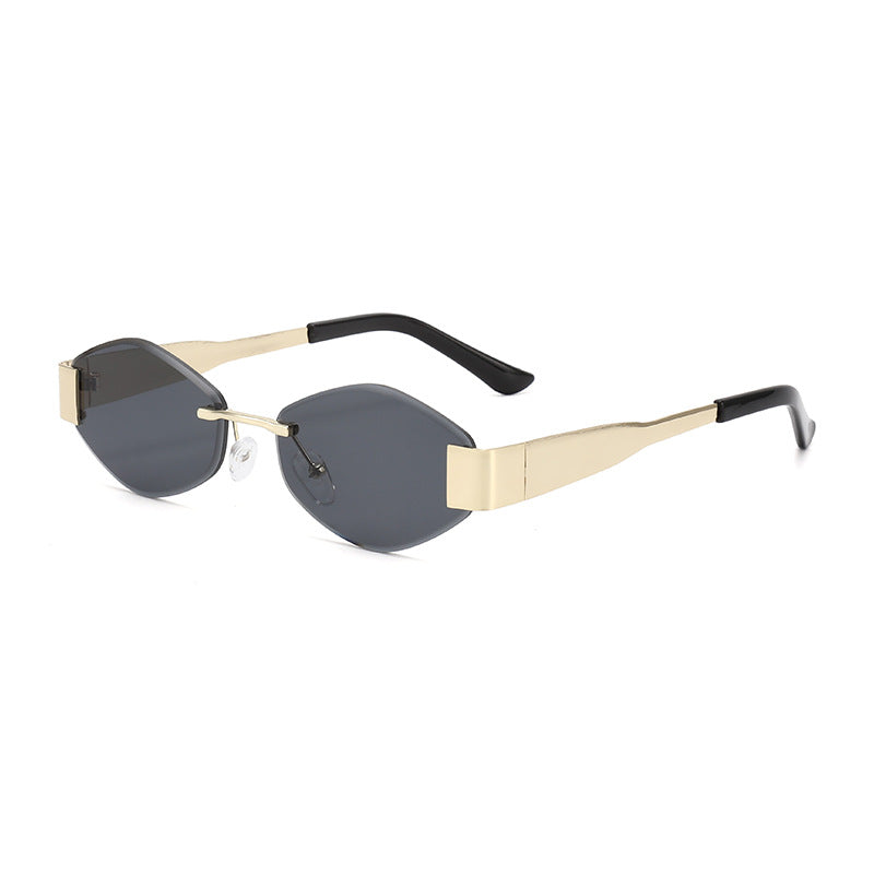 Damen modische Sonnenbrille mit elegantem achteckigen Rahmen und UV-Schutz Karnz