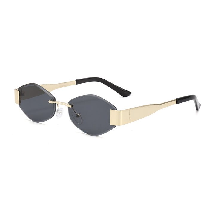 Damen modische Sonnenbrille mit elegantem achteckigen Rahmen und UV-Schutz Karnz