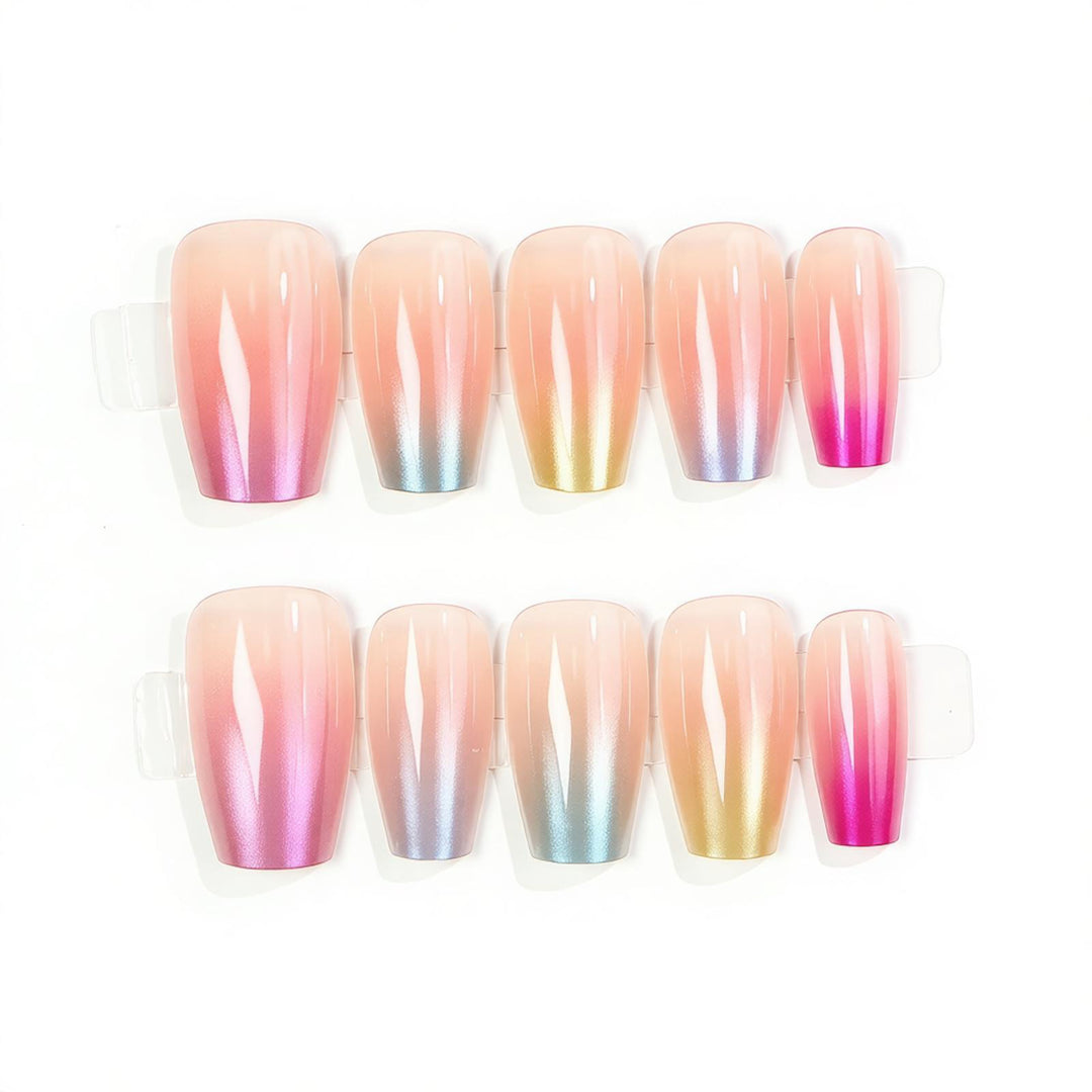 Gradient Press-On Nail Art Set Karnz