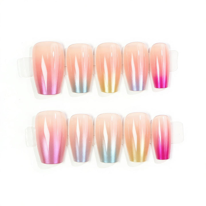 Gradient Press-On Nail Art Set Karnz