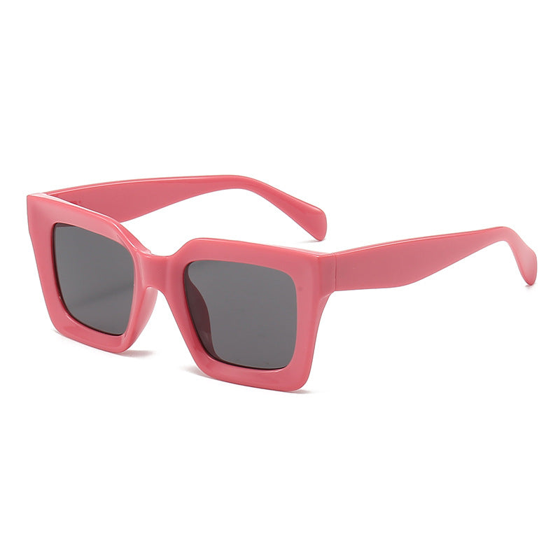 Damen Modische quadratische Sonnenbrille mit trendigem Rahmen und schützendem UV-Filter Karnz
