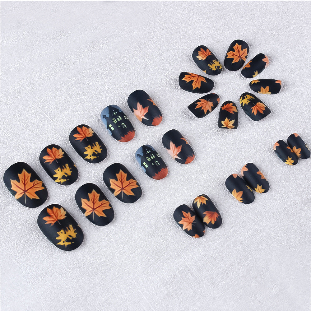 Thematische Saisonale Press-On Nagelkunst Karnz