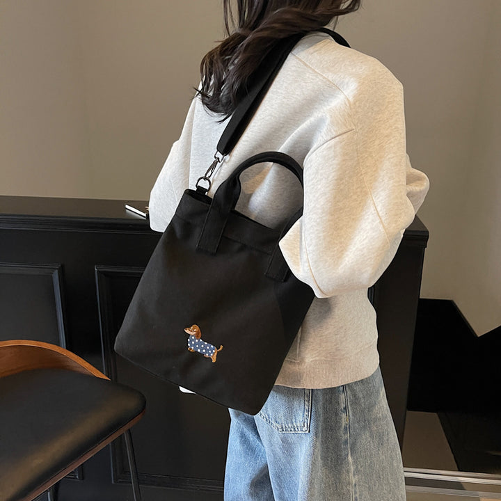 Stylische Canvas-Handtasche Karnz