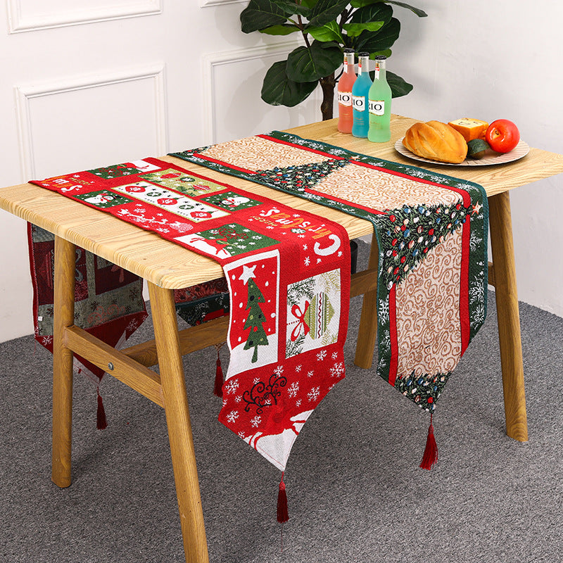 Festlicher Tischläufer mit Rentier-Motiv Karnz