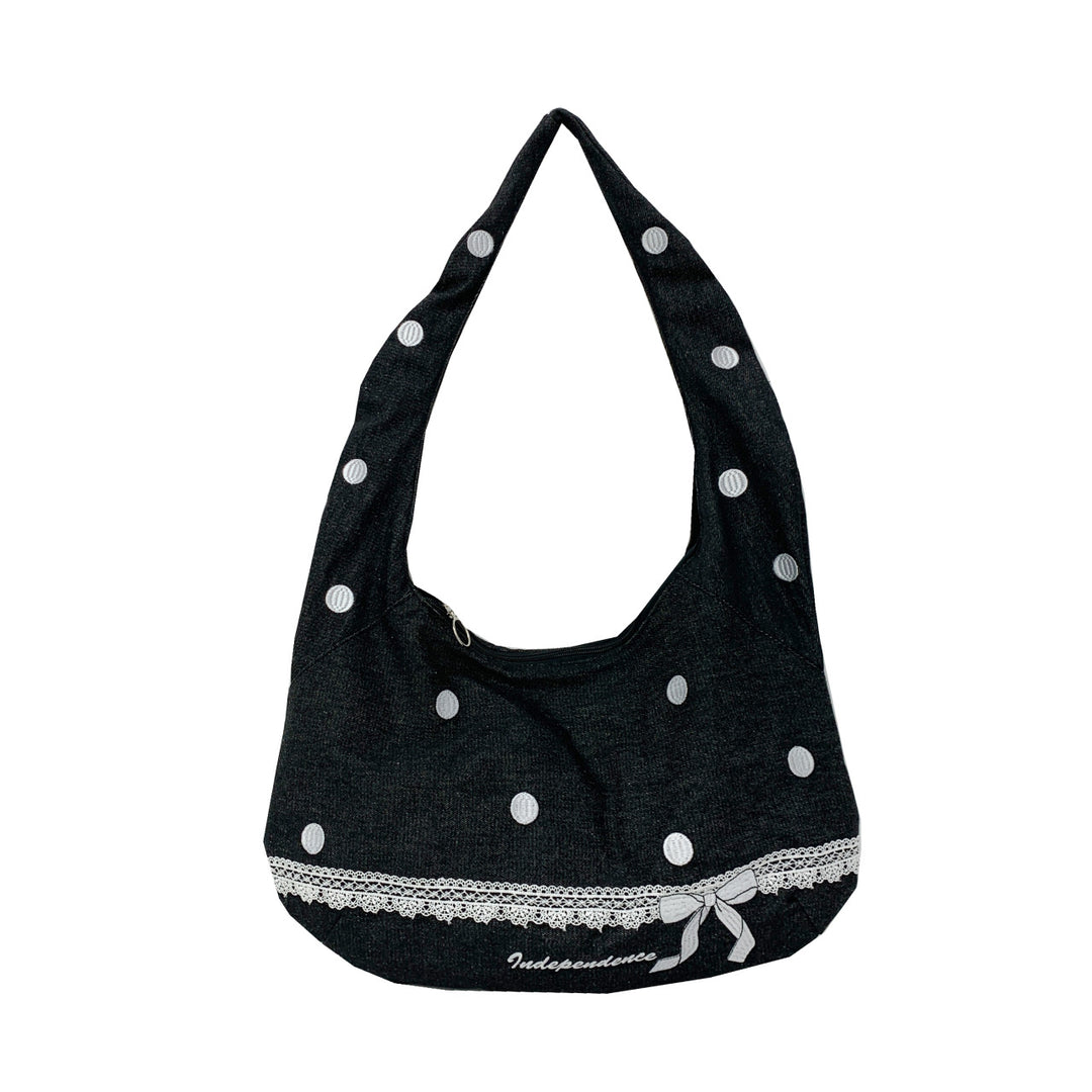 Bequeme Schultertasche mit Originellem Stickmotiv Karnz