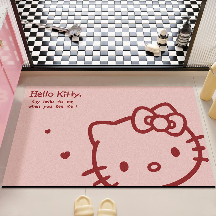 Hello Kitty Plüsch-Badevorleger für Badezimmer