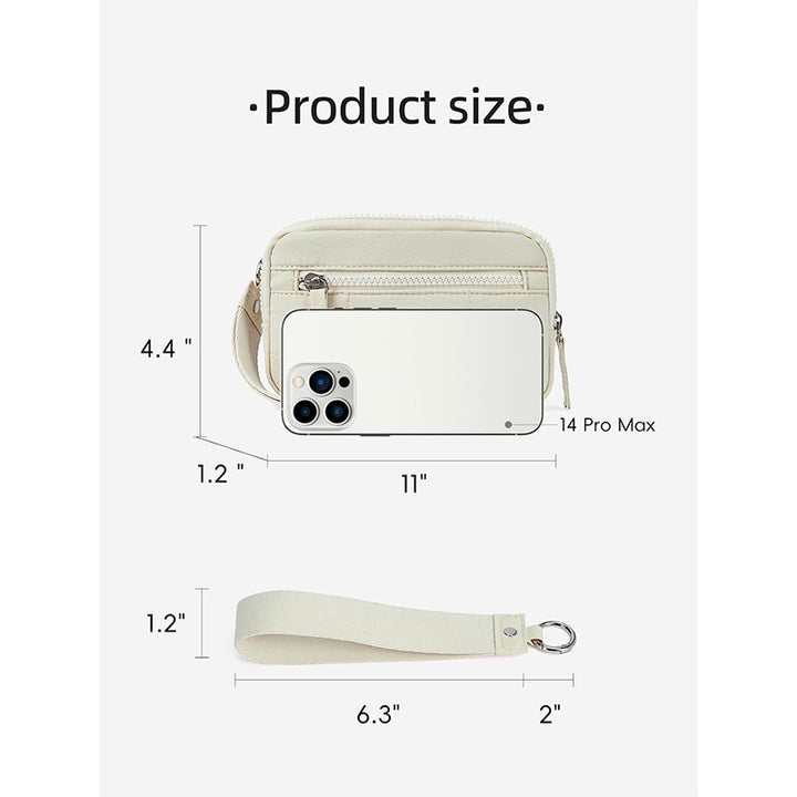 Stylische und Praktische Kosmetic-Clutch mit Abnehmbarem Trageband Karnz