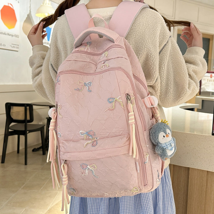 Bestickter Stepp-Rucksack Karnz