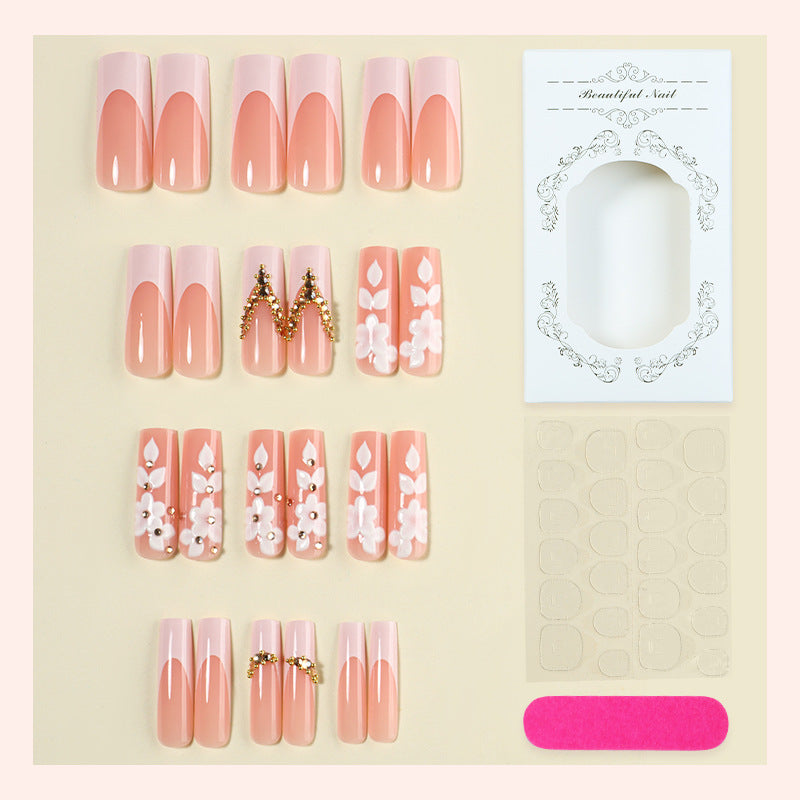 Premium Dekorative Druck-Nagelset mit floralen Verzierungen Karnz