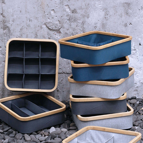 Multi-Sektionales Bambus-Storage-Tablett Karnz