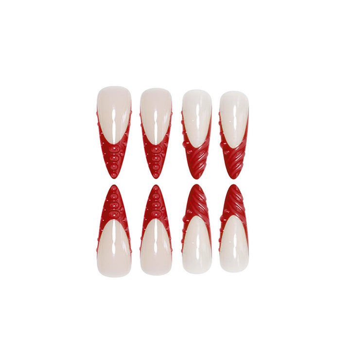 3D Skulptierte Nagelkunst Verlängerungen Karnz