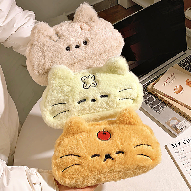 Flauschige Kosmetiktasche Karnz