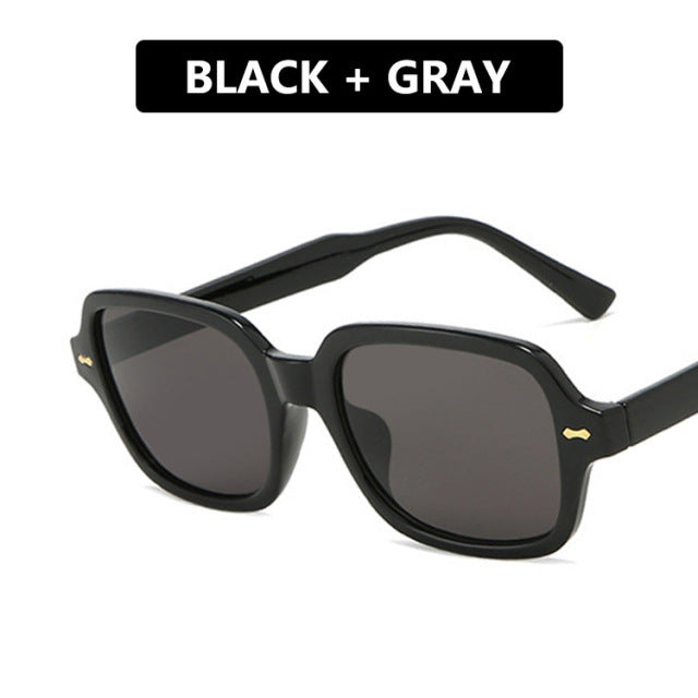 Damen quadratische Sonnenbrille mit stylishem und robustem Rahmen Karnz
