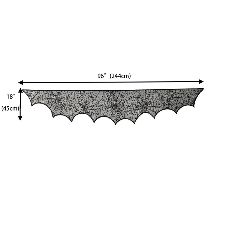 Dekorative Spinnennetz Tischdecke