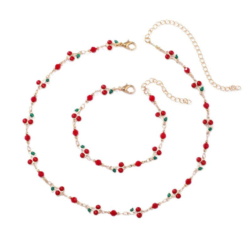 Kirschenblüten Charm-Armband Karnz