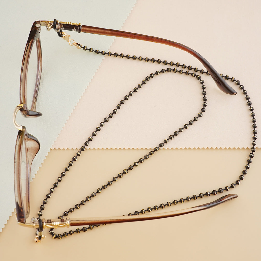 Stylische Perlen-Brillenband Karnz