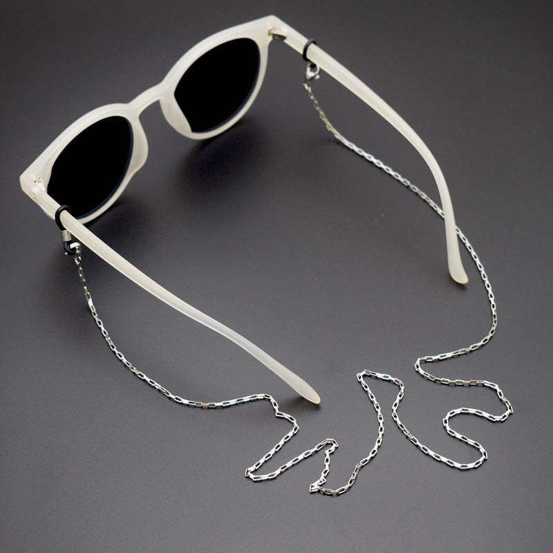 Schlanker Silber Ketten-Brillenhalter Karnz