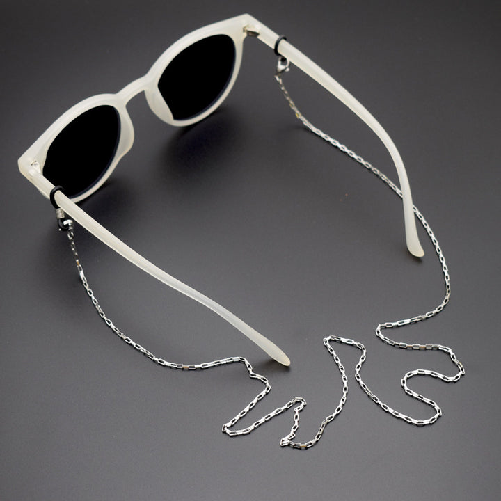 Schlanker Silber Ketten-Brillenhalter Karnz