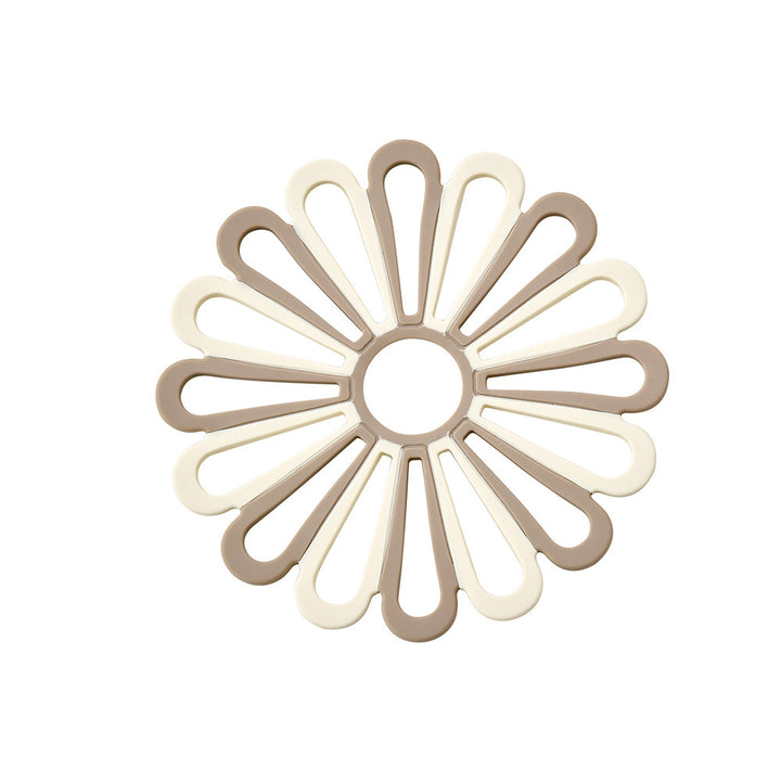 Elegante Silikon-Untersetzer Im Floralen Design Karnz