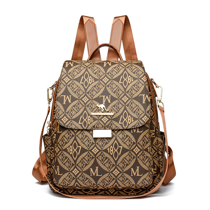 Designer gemusterter Rucksack