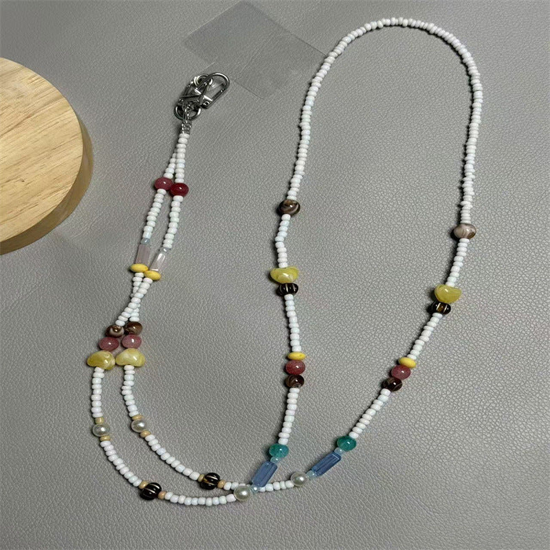 Stylischer Perlen-Eyewear-Lanyard Karnz