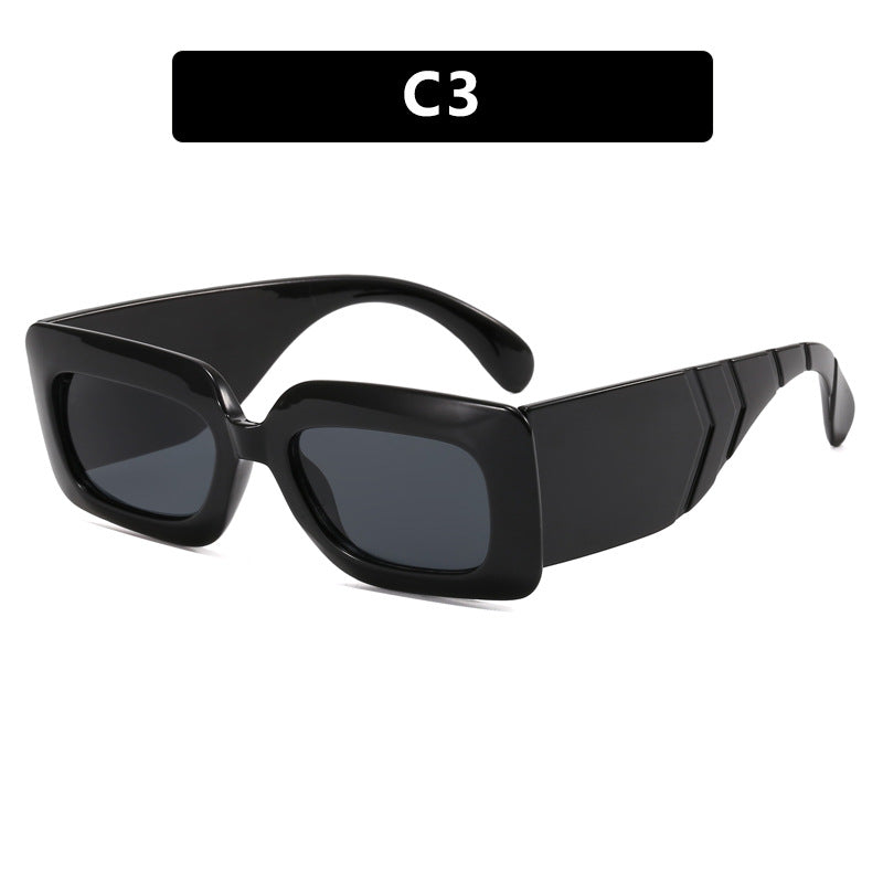 Damen extravagante Sonnenbrille mit auffälligem Schlangenmuster Karnz