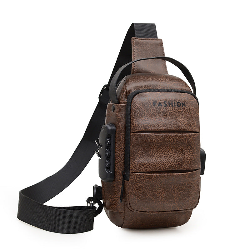 Stylish Umhängetasche aus Leder Karnz
