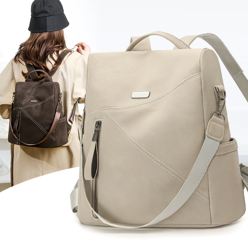 Multi-Funktionaler Leder-Rucksack Karnz