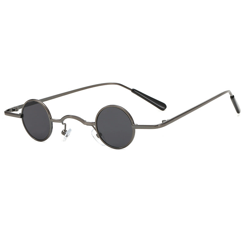 Damen modische runde Brille mit filigranem Metallrahmen Karnz