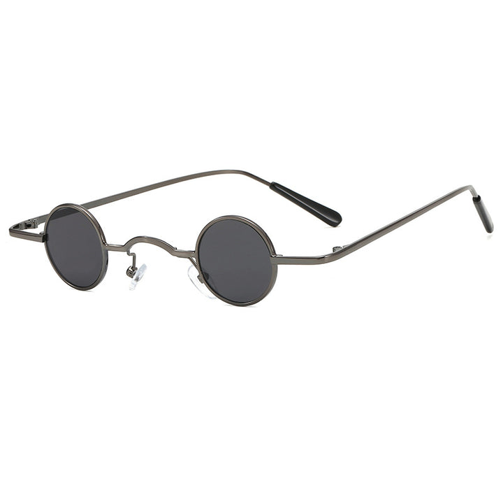 Damen modische runde Brille mit filigranem Metallrahmen Karnz
