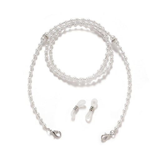 Elegante Perlenverzierte Brillen Kette Karnz