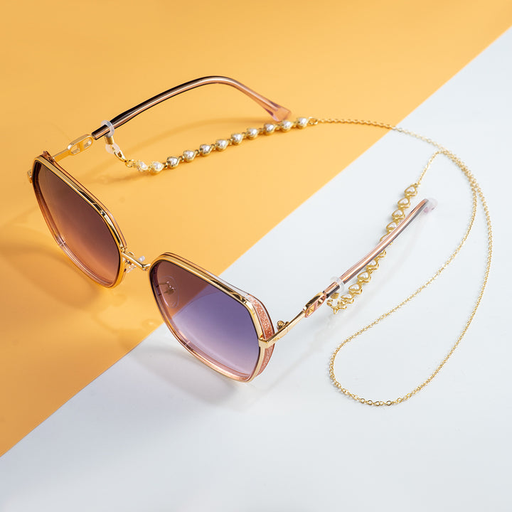 Elegante perlverknüpfte Brillenband Karnz