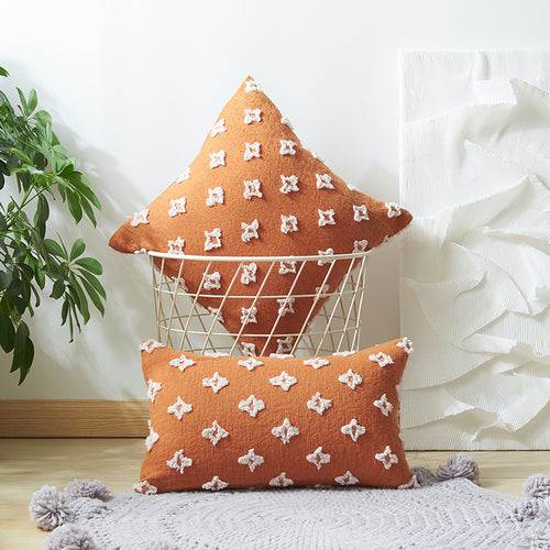 Texturiertes geometrisches Design Wurfkissen