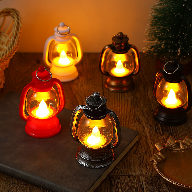 Nostalgische Laterne mit LED-Beleuchtung Karnz