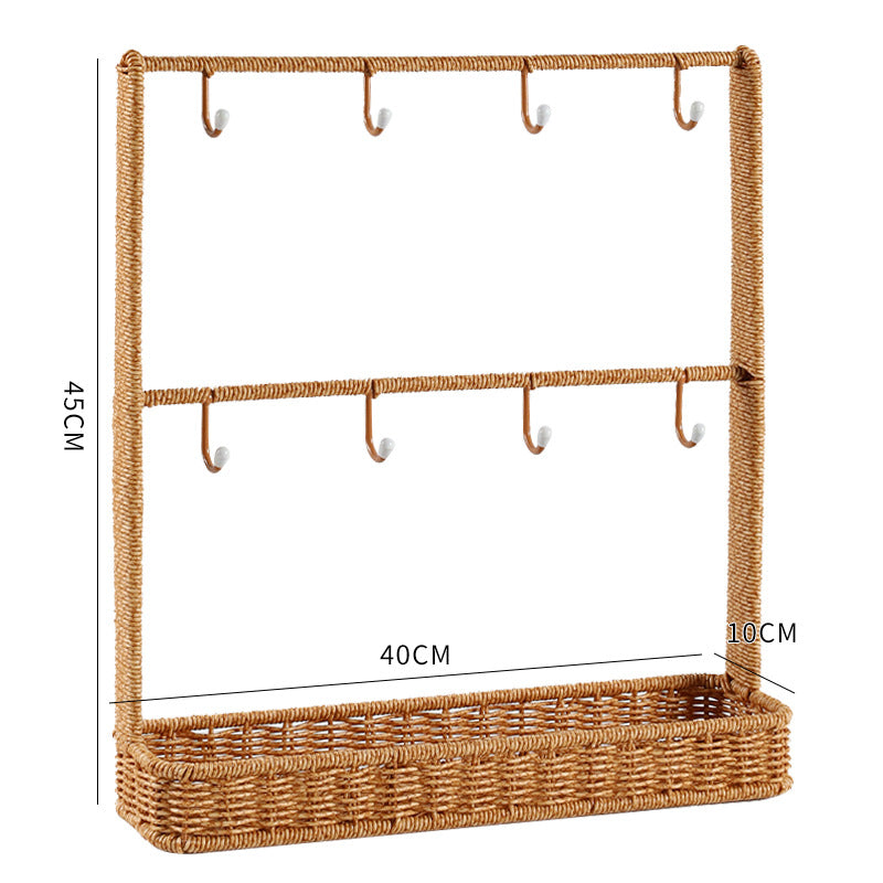 Unisex Vielseitiger Aufbewahrungskorb mit Haken Karnz