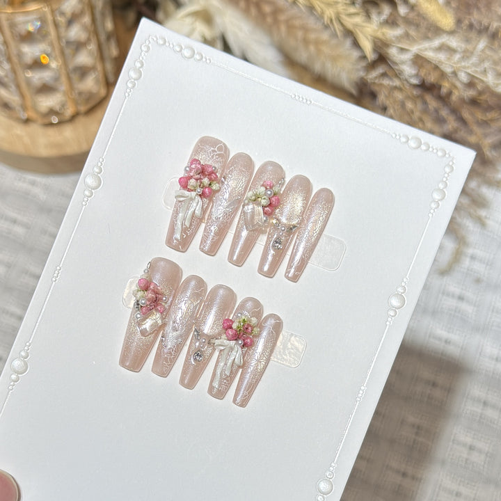 Florales Artisan Press-On Nagelset