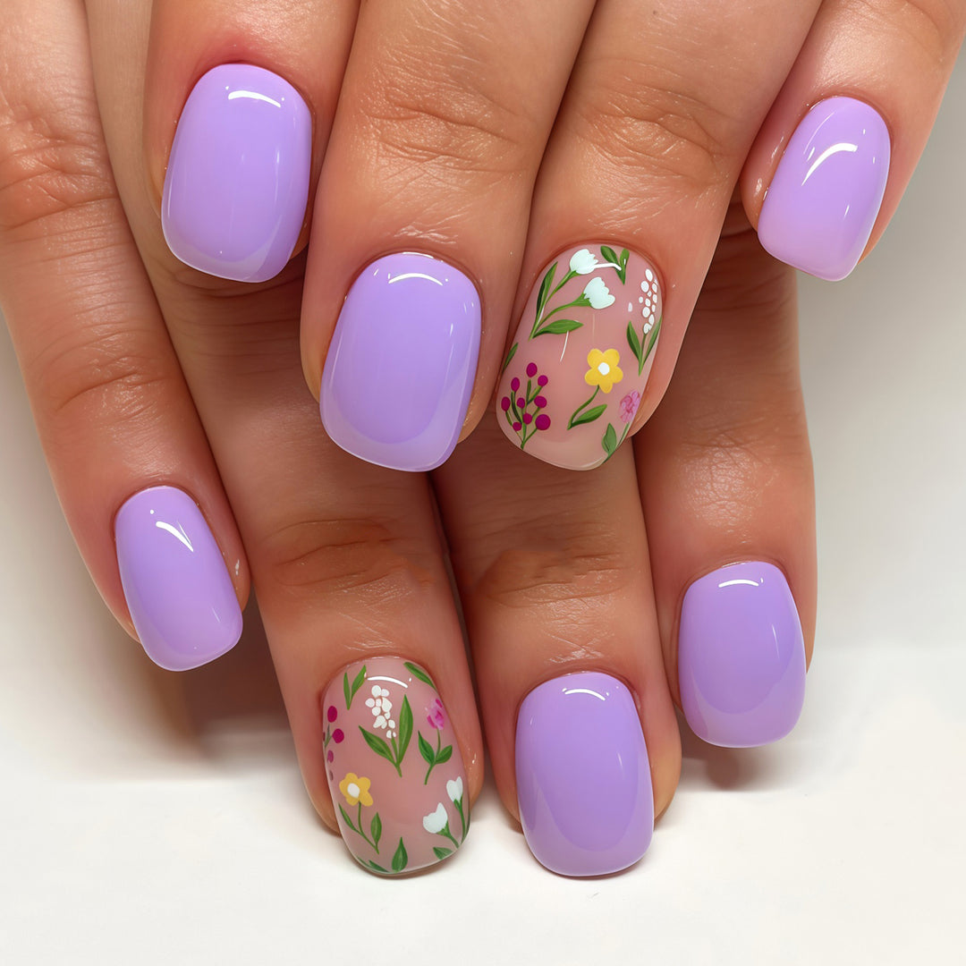 Saisonales thematisiertes Press-On-Nagelkunst-Set Karnz