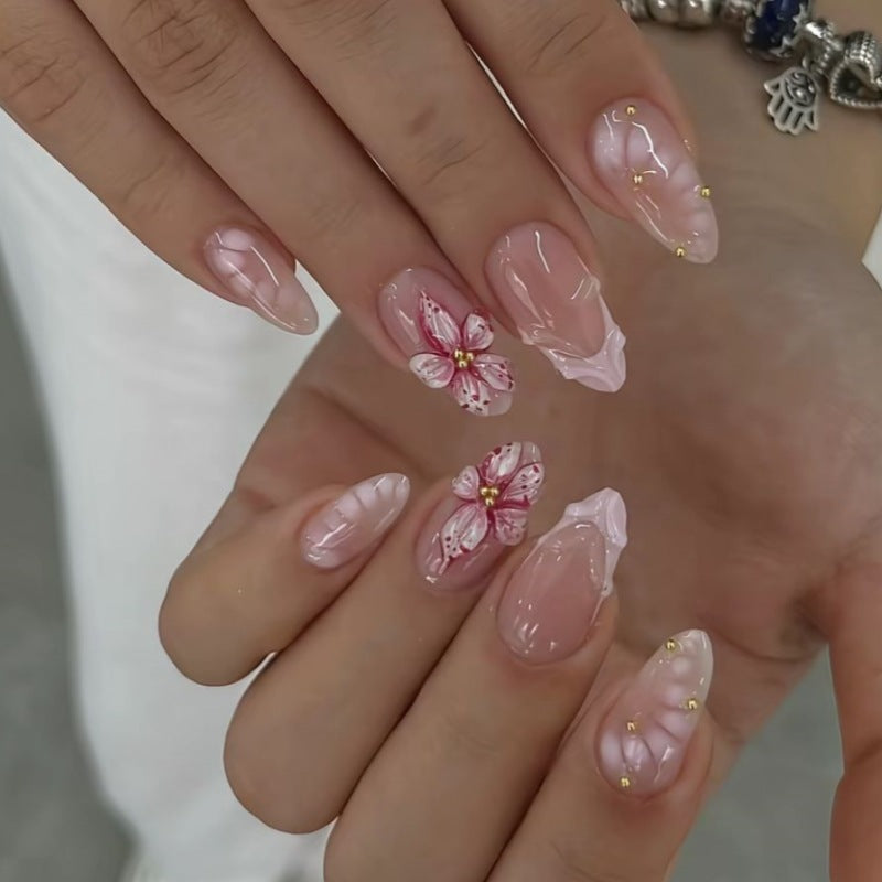 Tierisch inspiriertes Press-On-Nagelkunst-Set Karnz