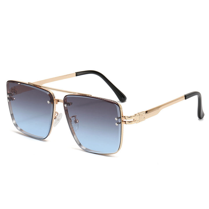Damen Elegante Oversize-Sonnenbrille mit gradienten Gläsern und auffälligem Rahmen Karnz