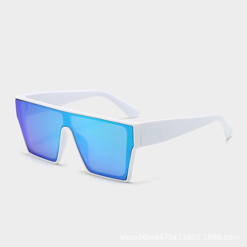 Damen große rechteckige Sonnenbrille mit modernem Rahmen und UV-Schutz Karnz