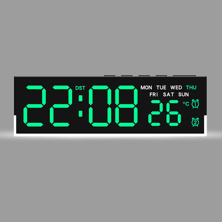 Digitaluhr mit Integriertem Thermometer und Wochentagsanzeige Karnz