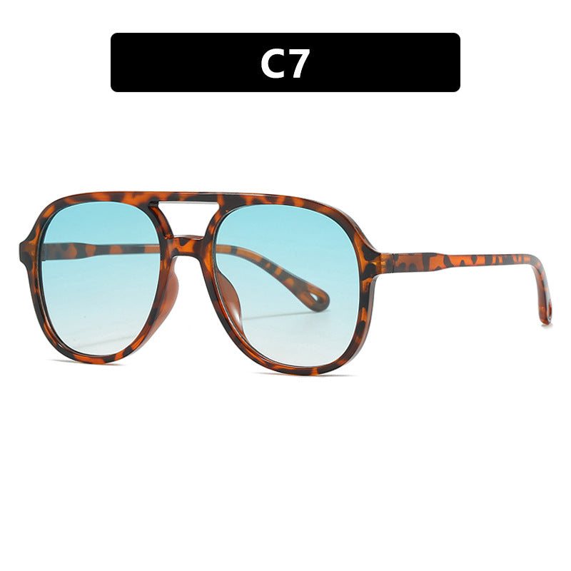 Damen modische Sonnenbrille mit außergewöhnlichem quadratischem Rahmen Karnz