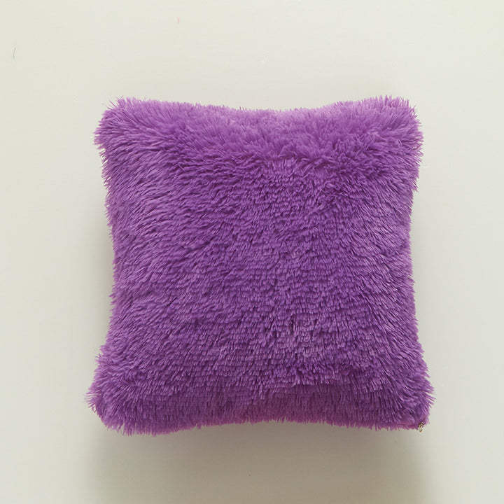 Plüschweiche Textur Dekokissen