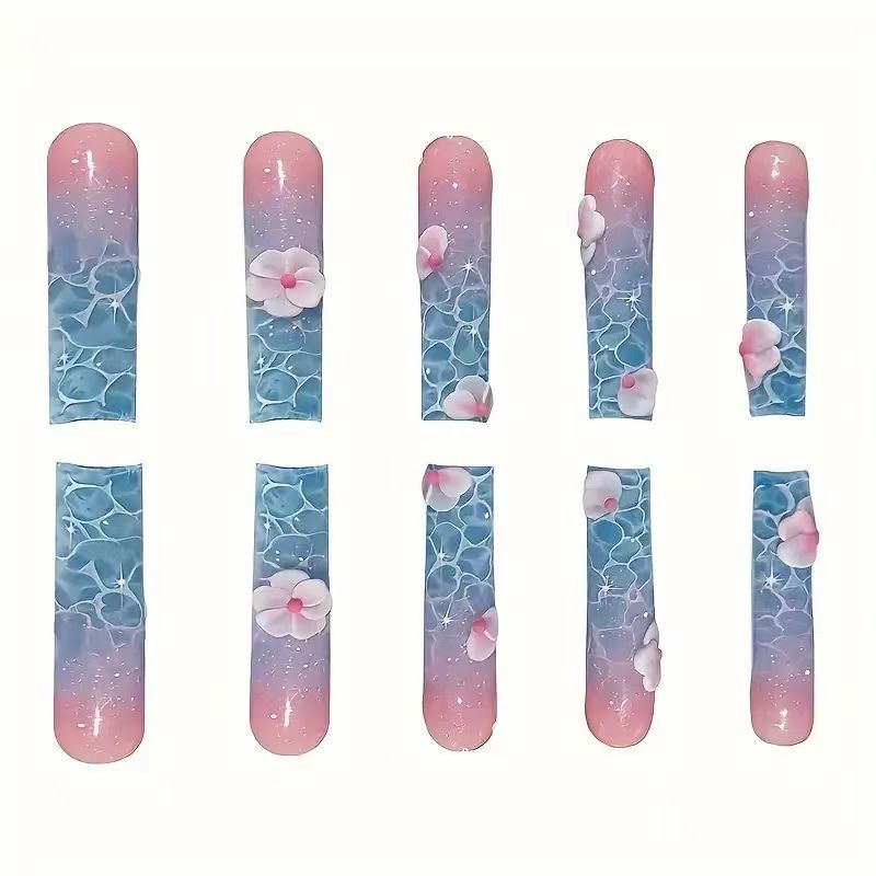 Dekorative Acryl-Nagelerweiterungen Karnz