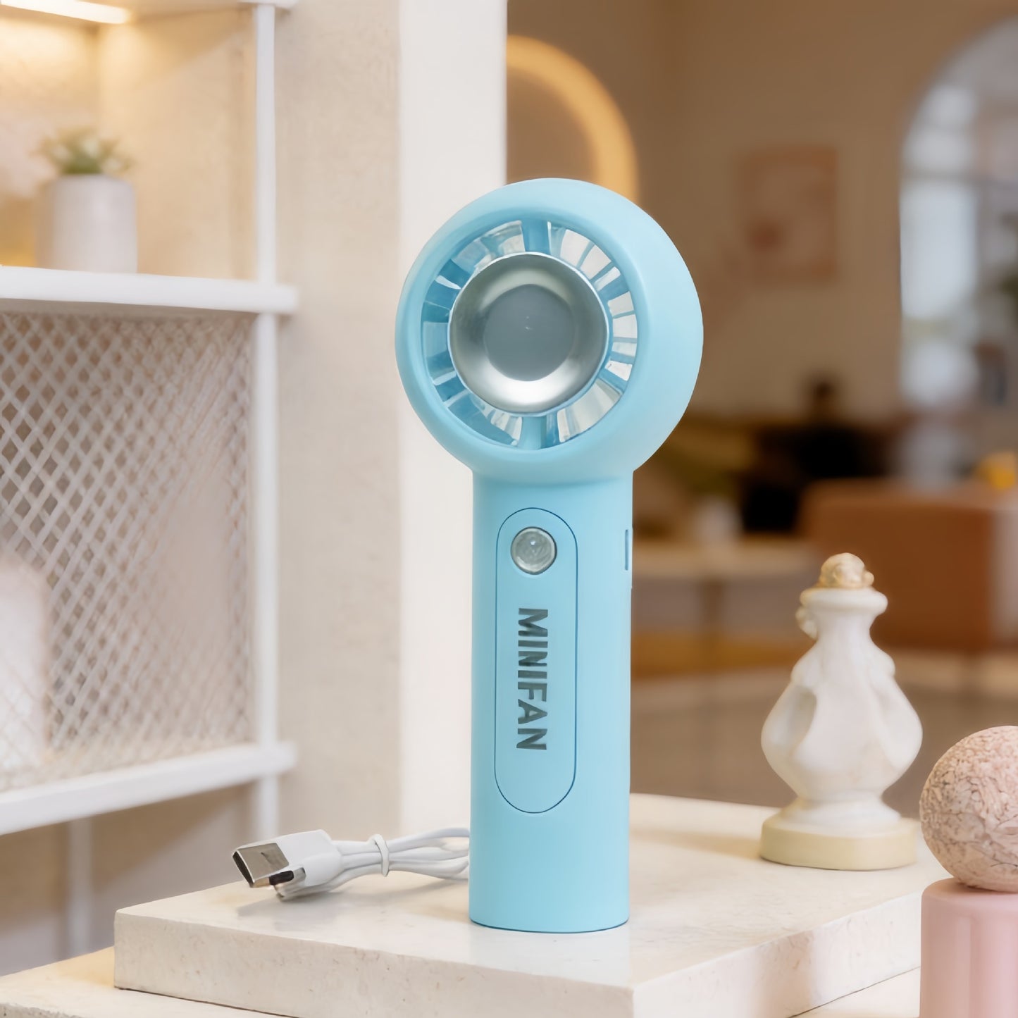 Damen Tragbarer USB Mini-Ventilator mit innovativem Design Karnz