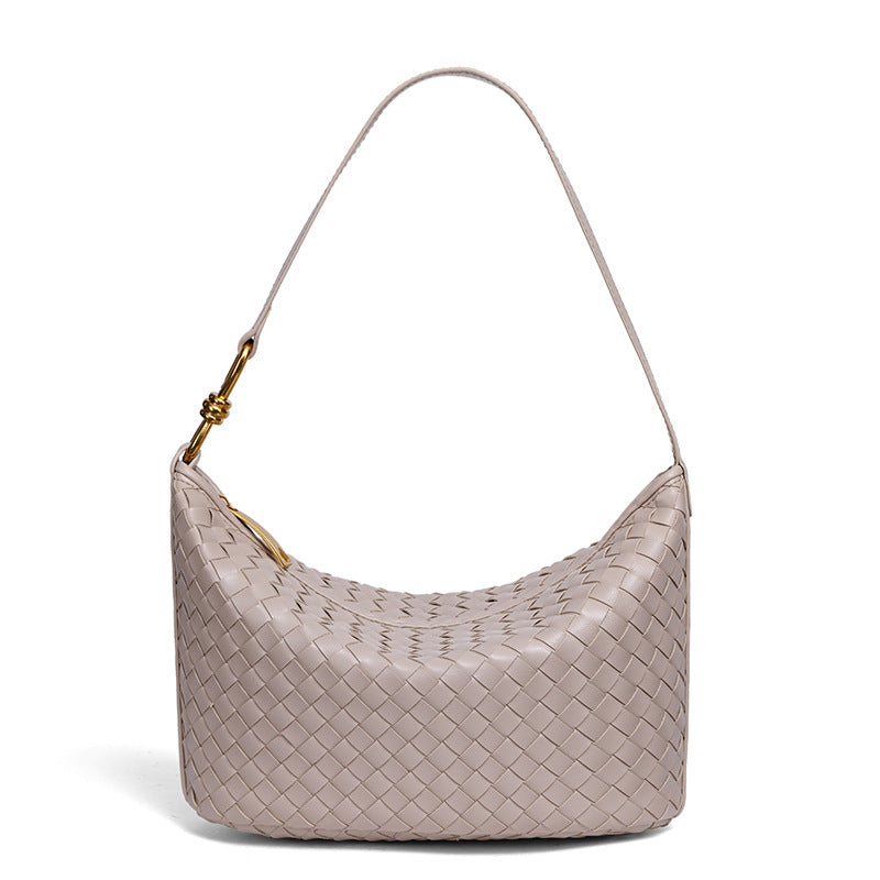 Stylische Geflochtene Leder-Handtasche Karnz