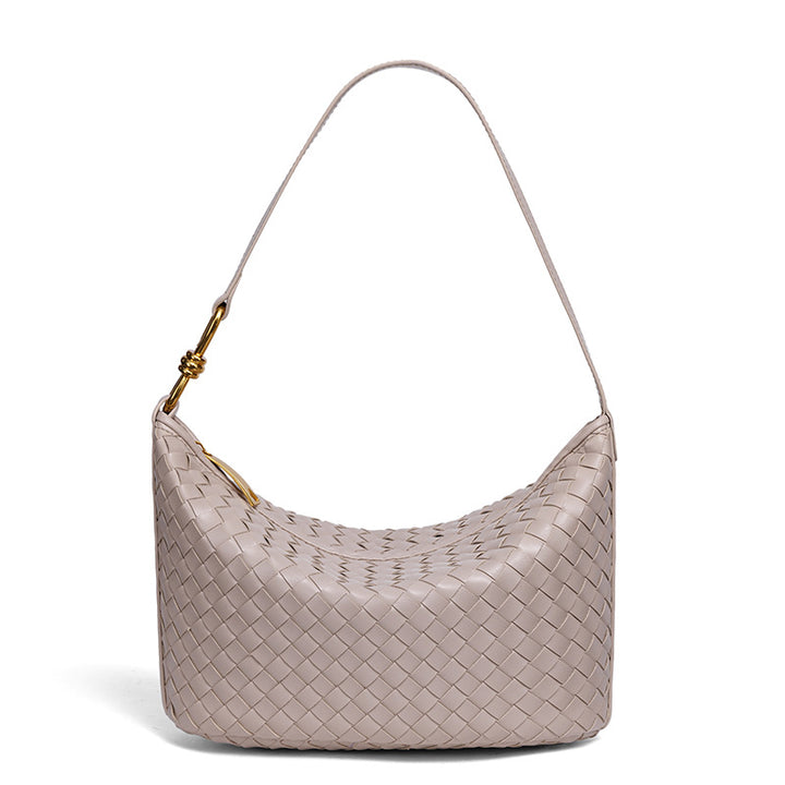 Stylische Geflochtene Leder-Handtasche Karnz