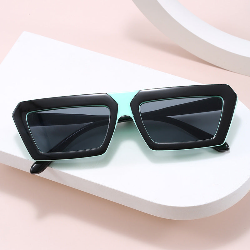 Damen geometrische Sonnenbrille im trendigen Design Karnz