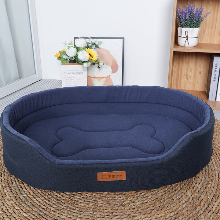 Rundes Plüsch Nest Hundebett