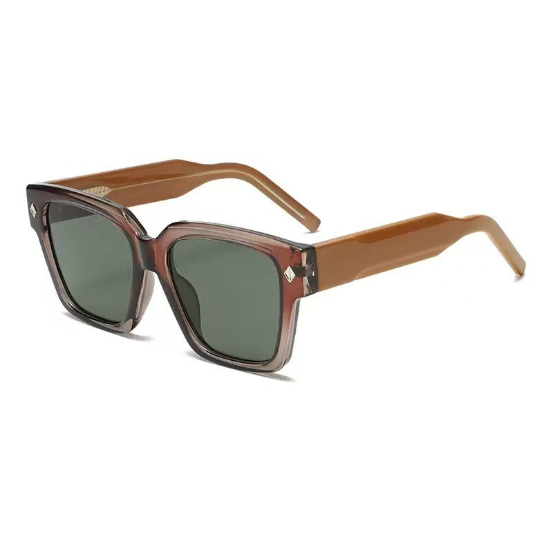 Damen Stylische Sonnenbrille mit markanter quadratischer Fassung Karnz